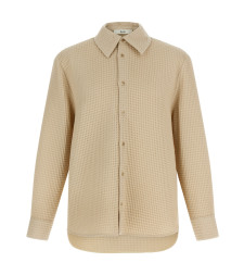 [Sefr] Shirts Long Sleeve FW25 MFW25OSEARYIVORYWAFFLE