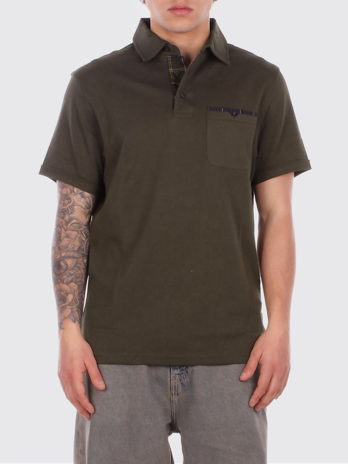 [Barbour] T-shirts Short Sleeve SS26 MML1496 OL71