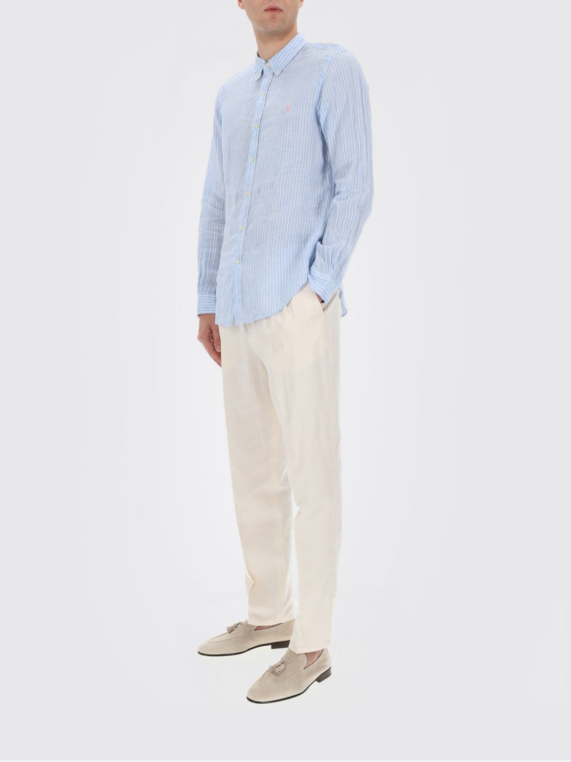 [Polo Ralph Lauren] Shirts Long Sleeve SS26 710B15647 003