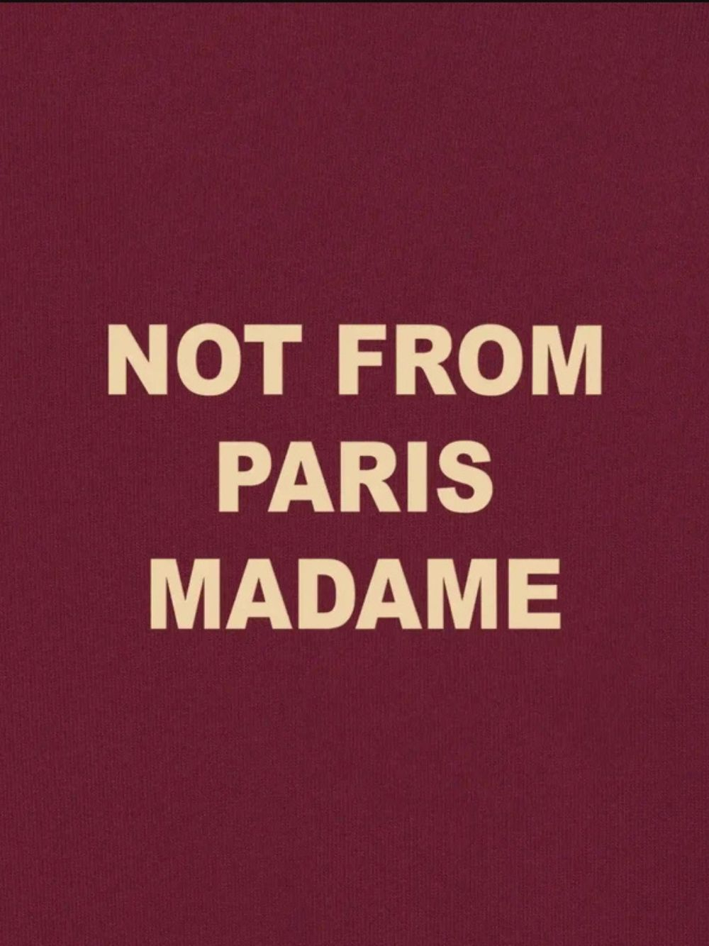 [DROLE DE MONSIEUR] Sweatshirt SS26 SW148CO127DRD