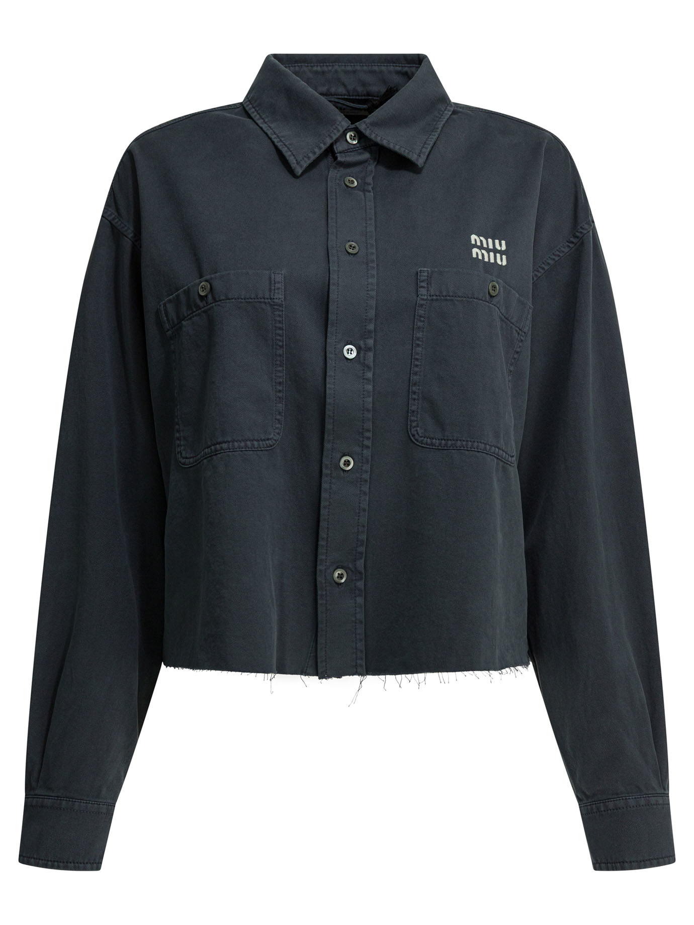 [Miu Miu] Shirts Long Sleeve SS26 GWC13517AEF0170 S OOO