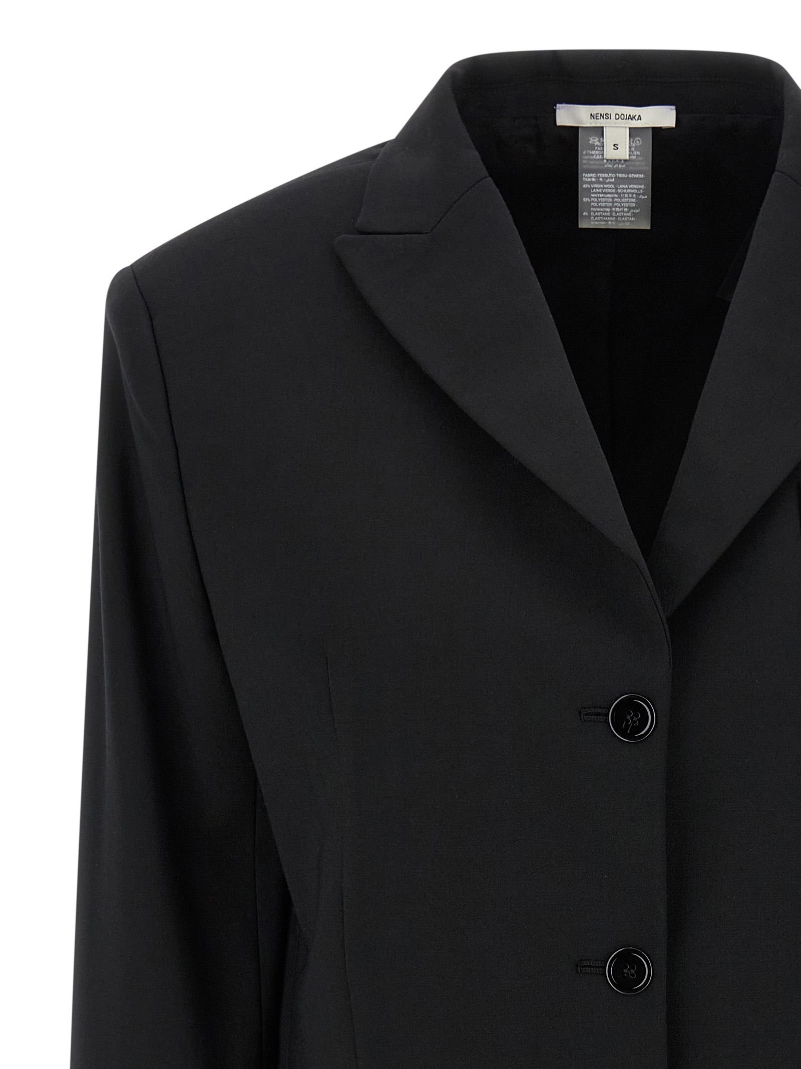 [Nensi Dojaka] Blazer FW25 NDSS25JKT030BLACK