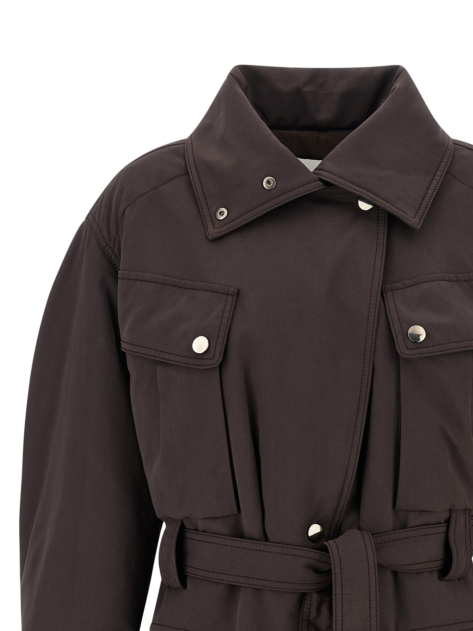 [THE ANDAMANE] Casual Jacket FW25 T182025ATNP252DARKBROWN