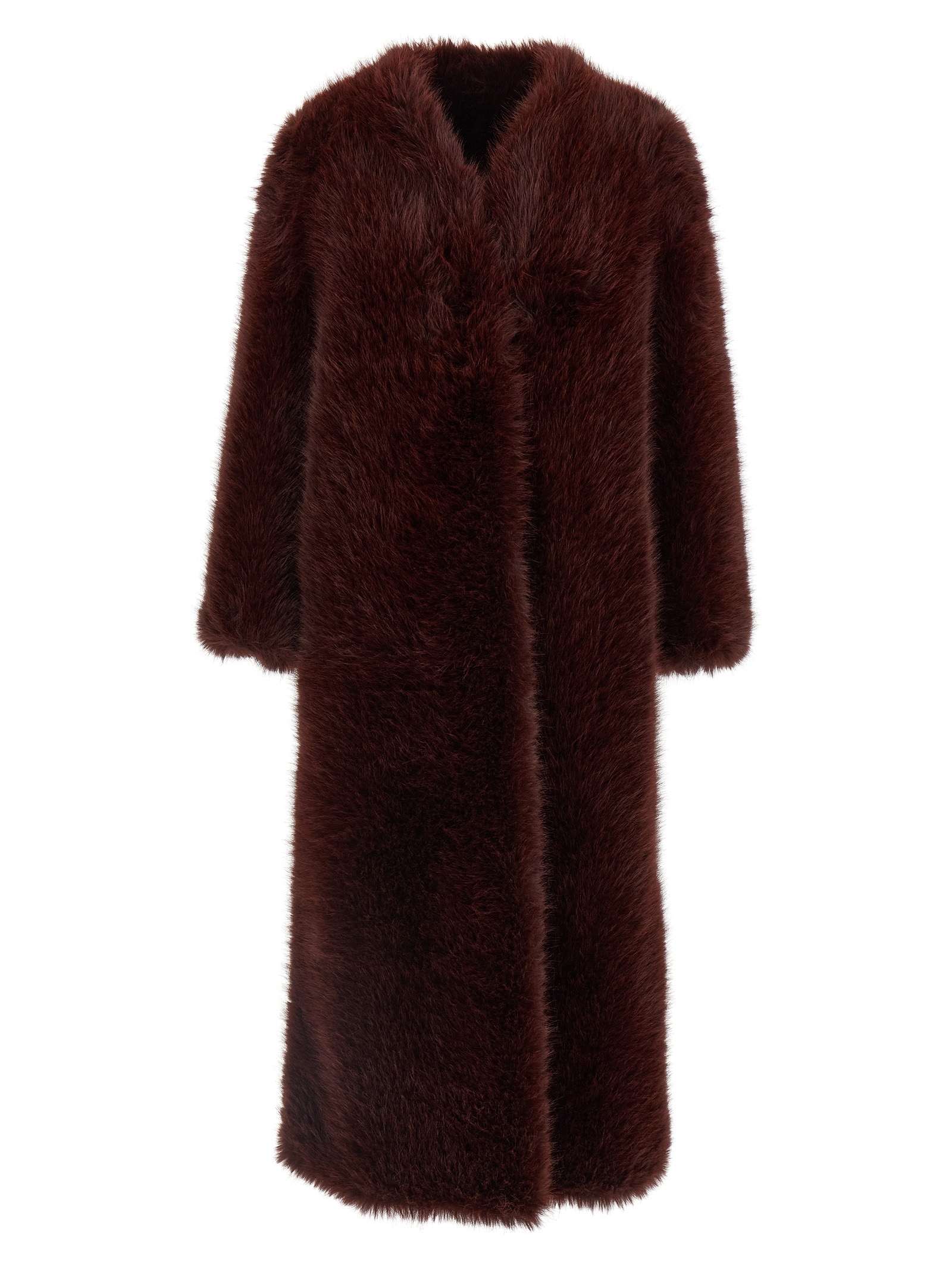 [B&B Couture] Fur Jacket FW25 BISCUITBORDEAUX