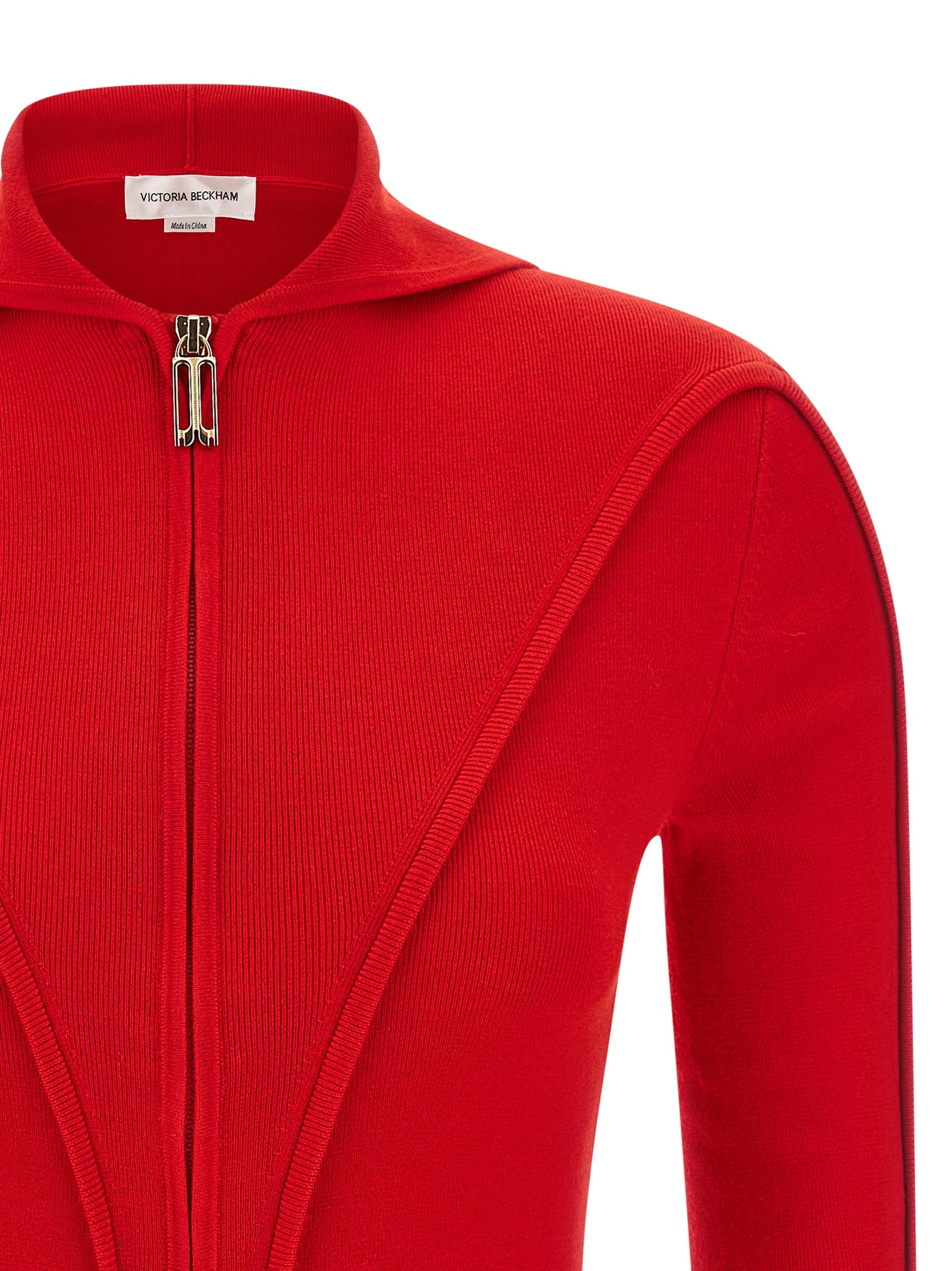 [VICTORIA BECKHAM] Cardigan FW25 1325KTP006406ABRIGHTROSE