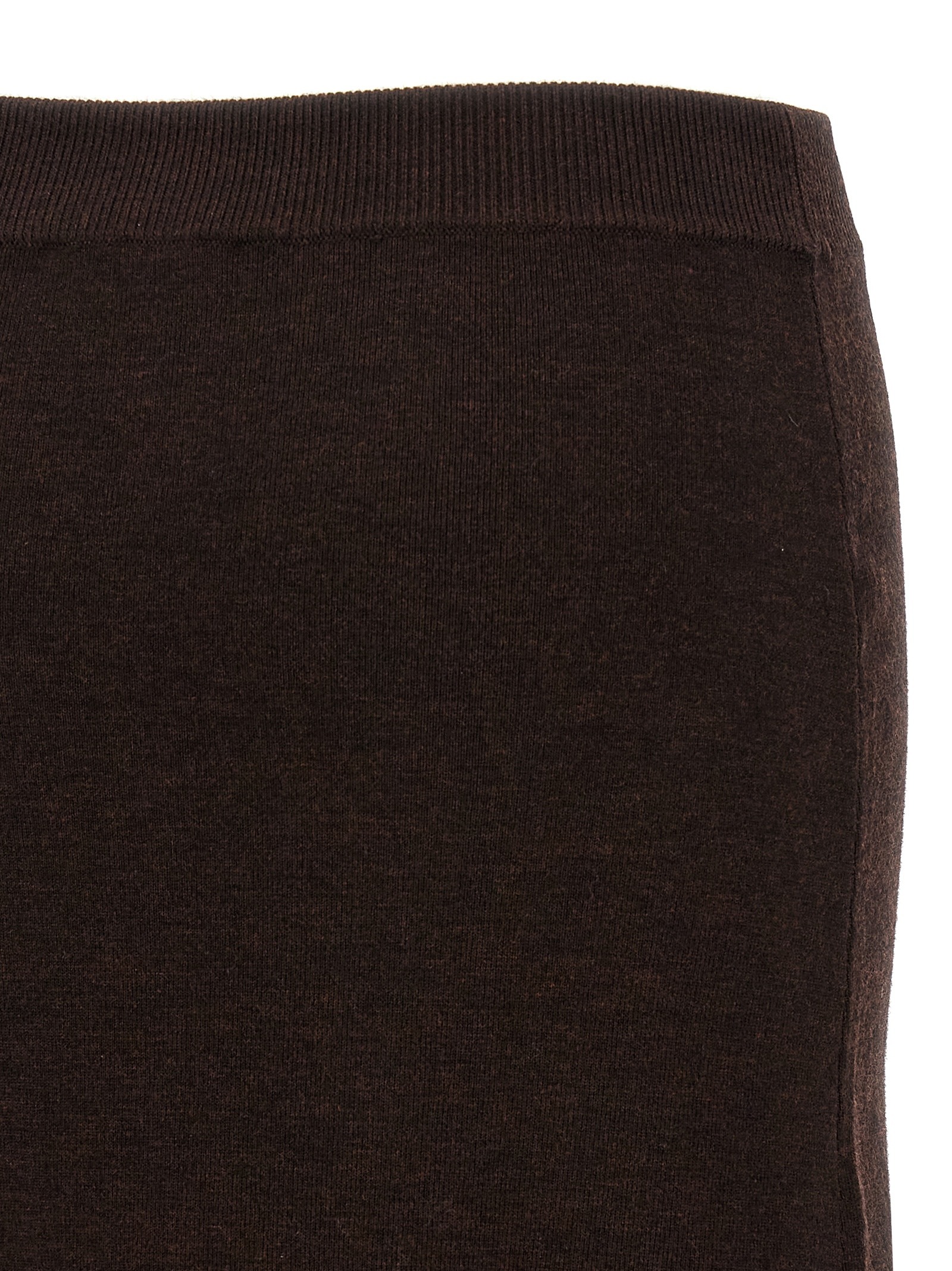 [VICTORIA BECKHAM] Long skirt FW25 1325KSK006604ADARKCHOCOLATE