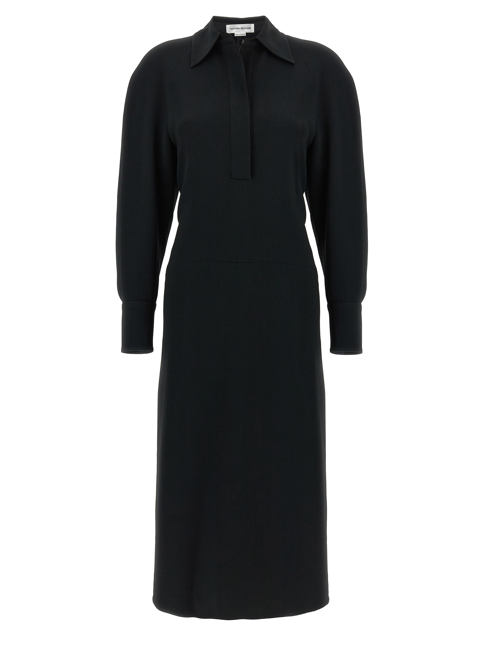 [VICTORIA BECKHAM] Long sleeve dress FW25 1325WDR006598ABLACK