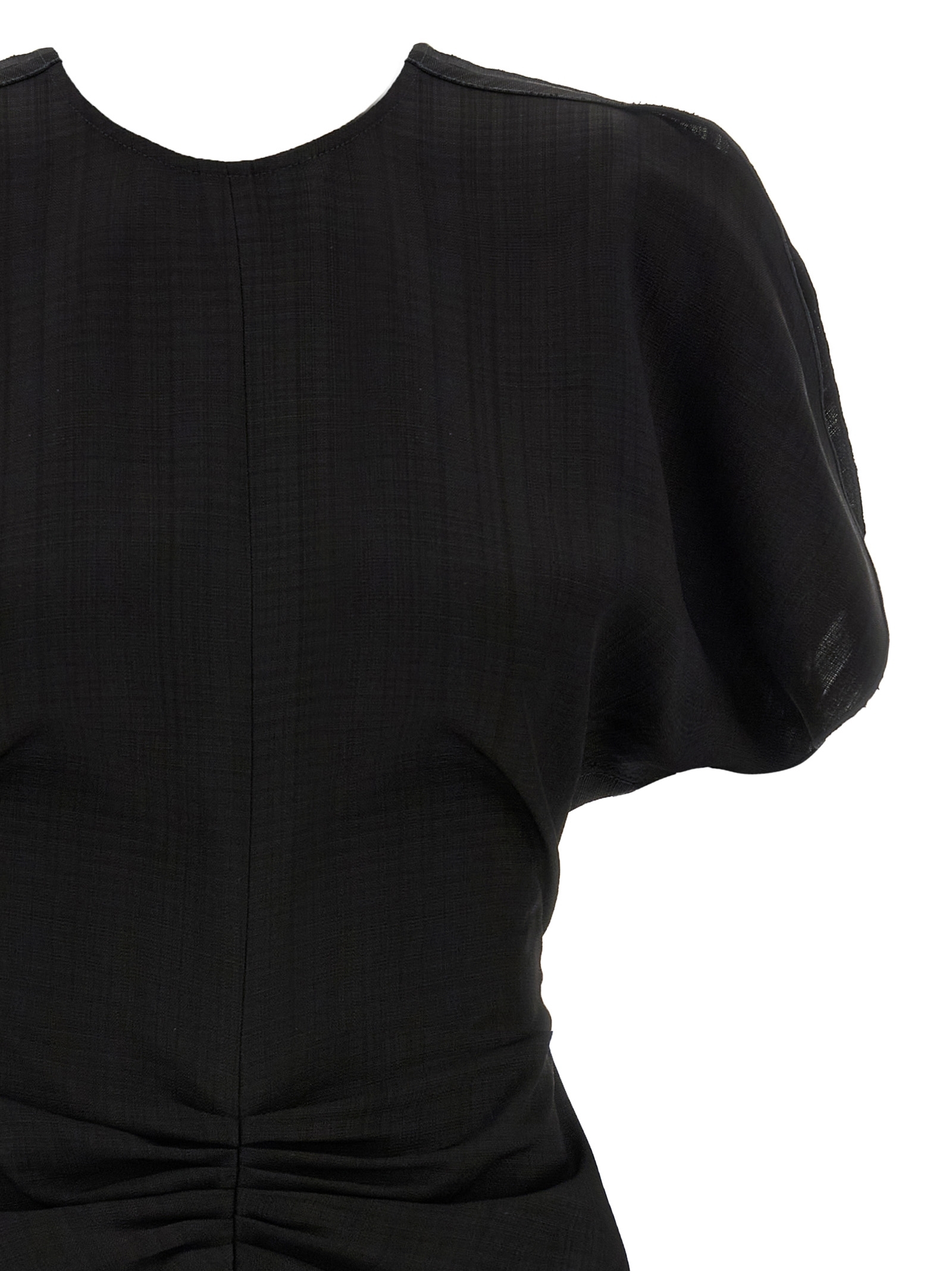 [VICTORIA BECKHAM] Short sleeve dress SS25 1424WDR006087ABLACK