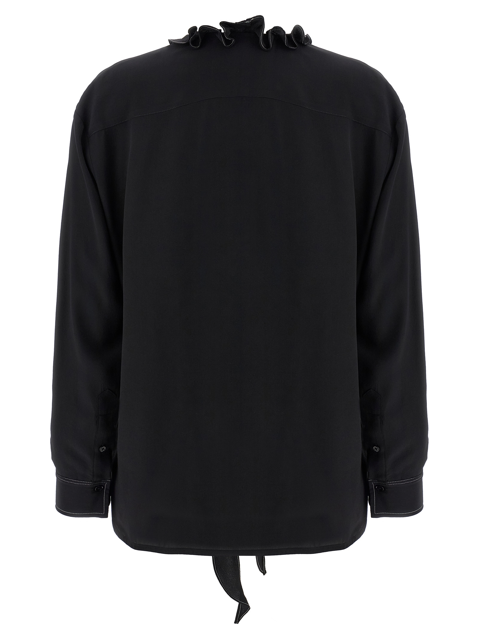 [VICTORIA BECKHAM] Shirts Long Sleeve SS25 1125WSH006158ABLACK