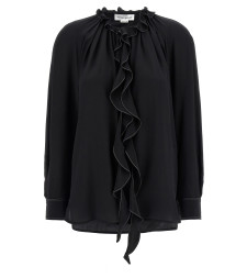 [VICTORIA BECKHAM] Shirts Long Sleeve SS25 1125WSH006158ABLACK