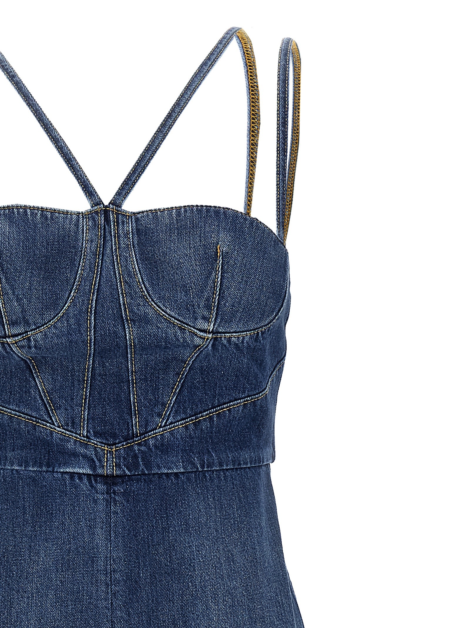 [Nensi Dojaka] Sleeveless dress SS25 NDSS25DEN020BLUEWASH