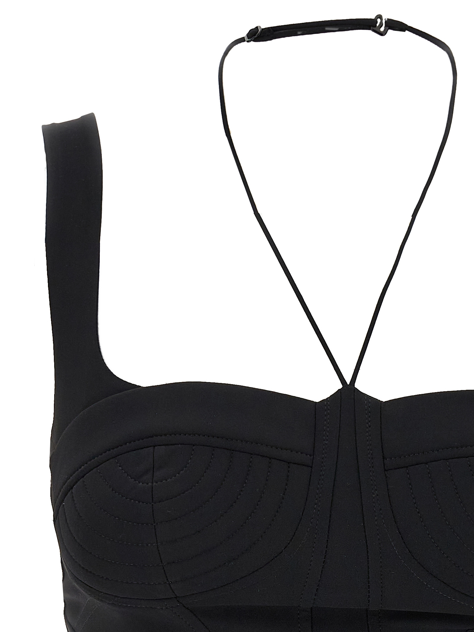 [Nensi Dojaka] Tank top SS25 NDSS25TOP084BLACK