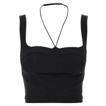 [Nensi Dojaka] Tank top SS25 NDSS25TOP084BLACK
