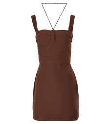 [Nensi Dojaka] Sleeveless dress SS25 NDSS25DR243BROWN