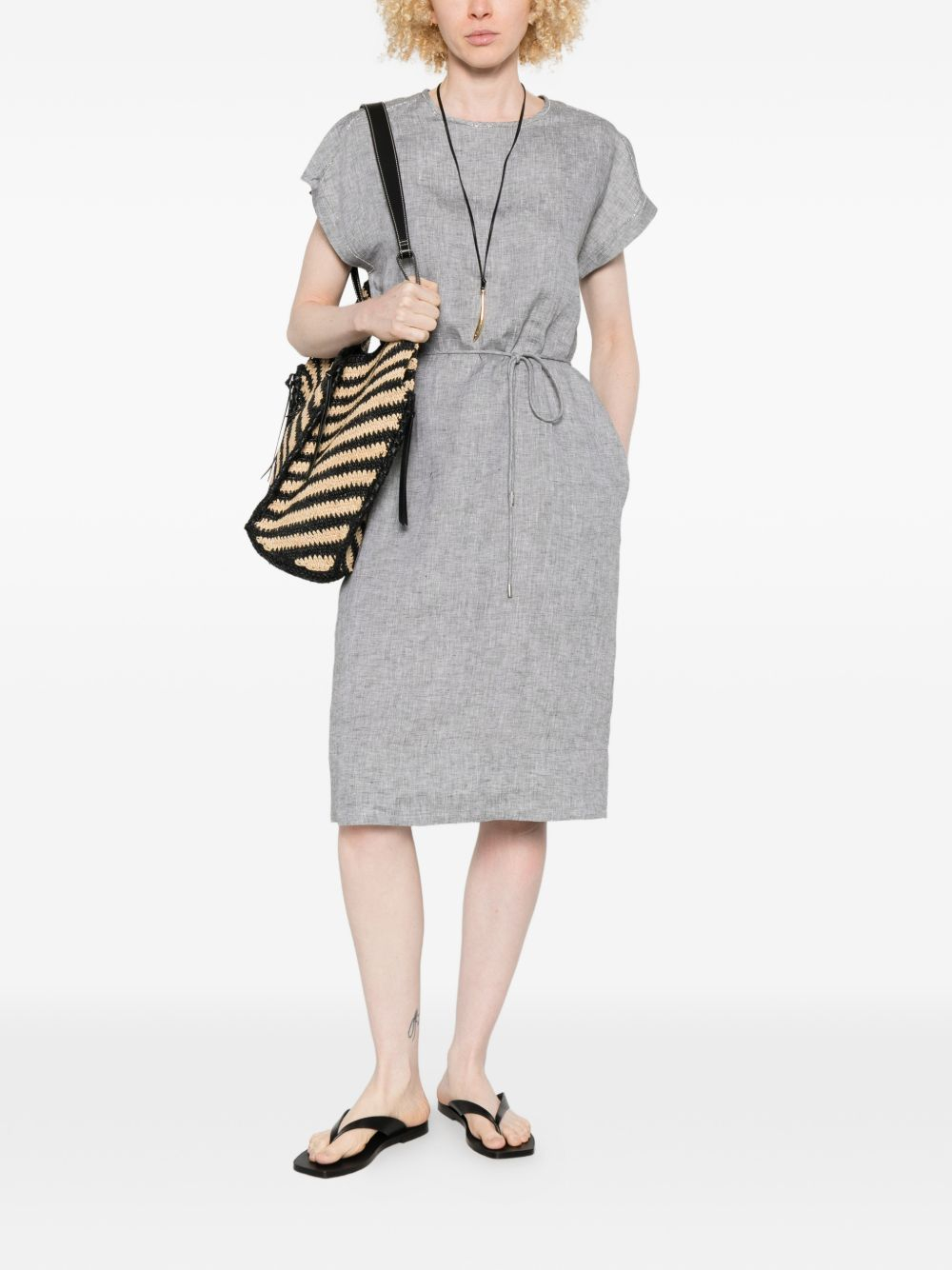 [Peserico] Short sleeve dress SS26 S02413A02600134