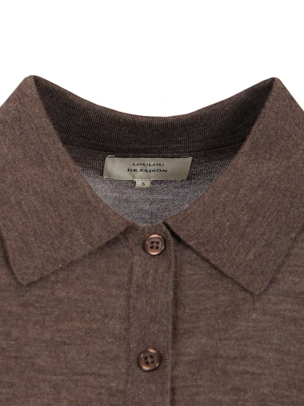[LouLou De Saison] T-shirts Short Sleeve SS26 MIGO 01BROWN MELANGE