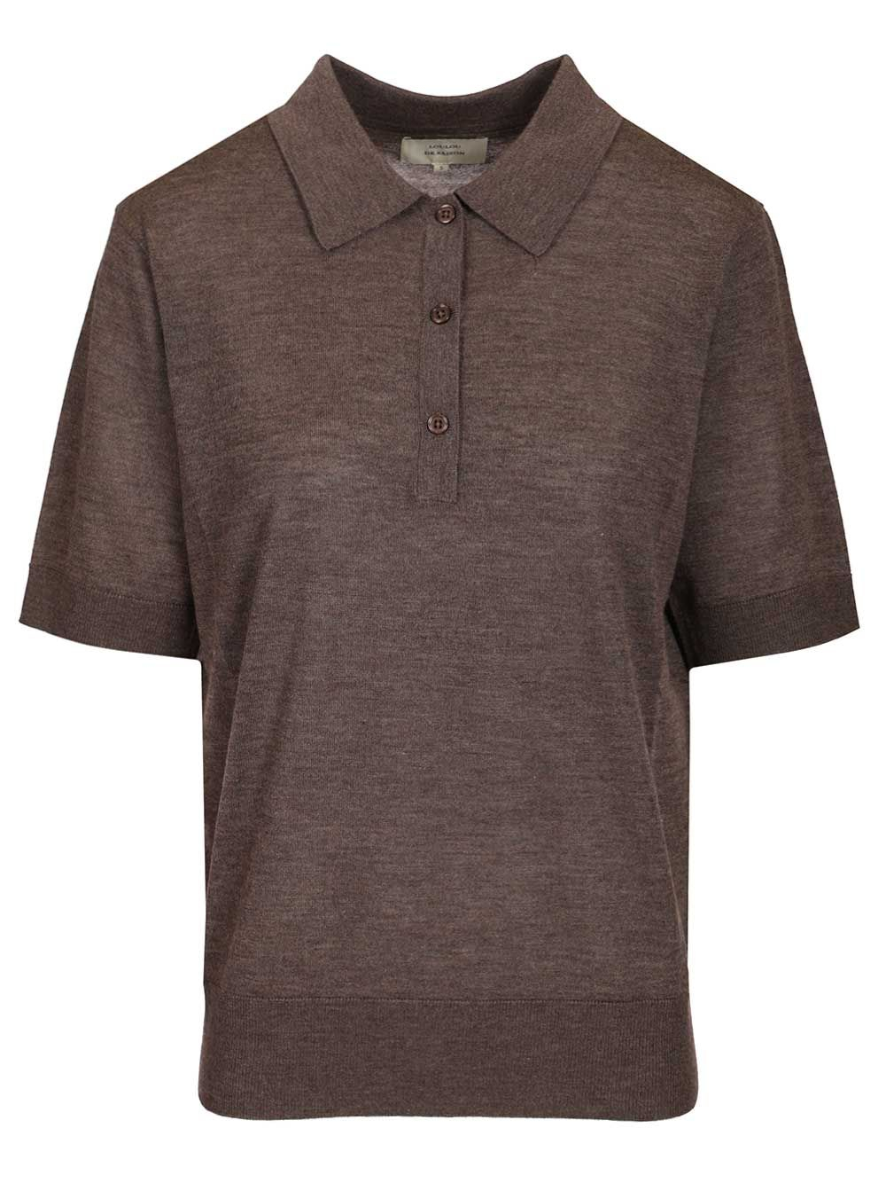 [LouLou De Saison] T-shirts Short Sleeve SS26 MIGO 01BROWN MELANGE