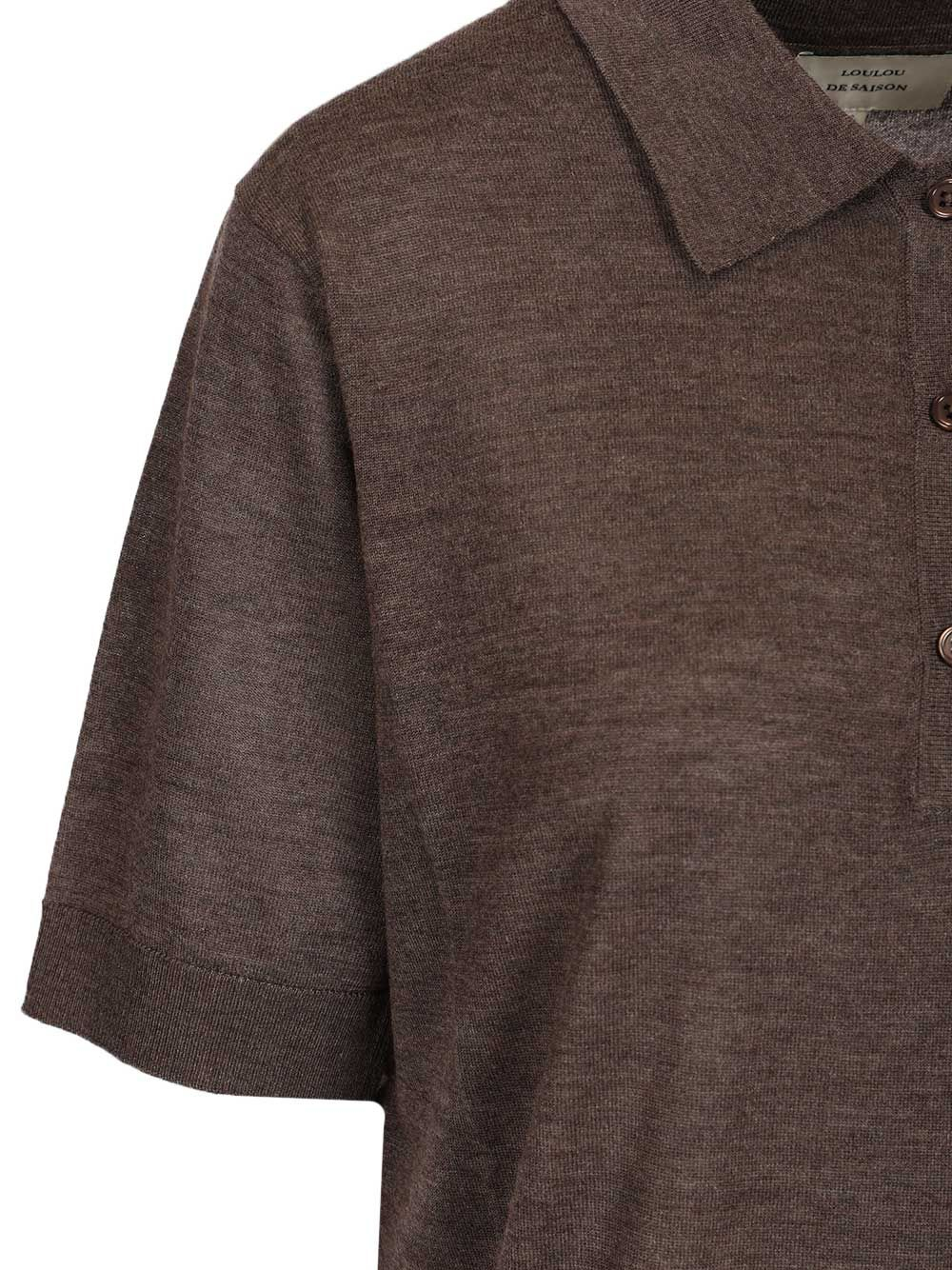 [LouLou De Saison] T-shirts Short Sleeve SS26 MIGO 01BROWN MELANGE