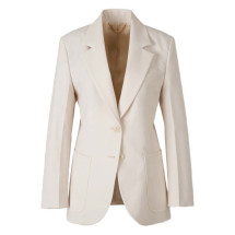 [VICTORIA BECKHAM] Blazer SS26 1126WJK005119EBONE