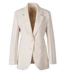 [VICTORIA BECKHAM] Blazer SS26 1126WJK005119EBONE