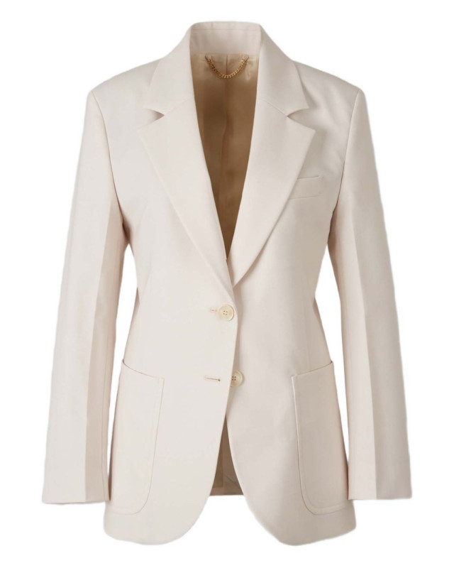 [VICTORIA BECKHAM] Blazer SS26 1126WJK005119EBONE