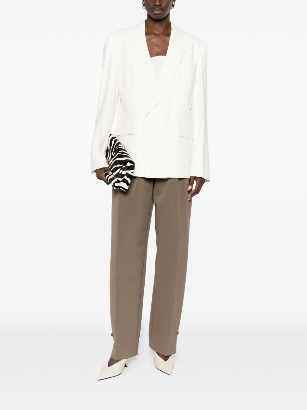[VICTORIA BECKHAM] Jacket SS26 1126WJK006911CIVORY