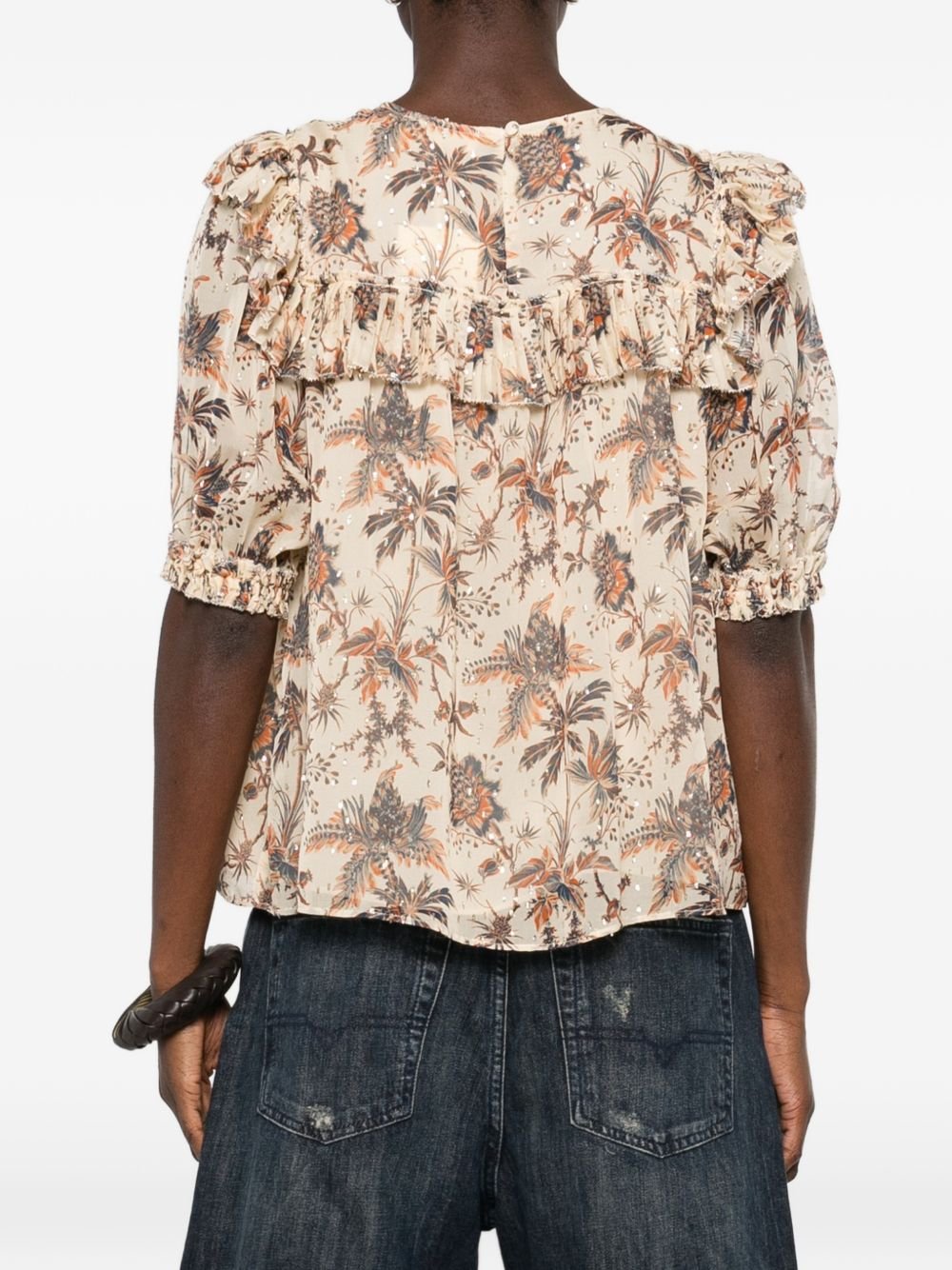 [ULLA JOHNSON] T-shirts Short Sleeve SS26 PS260225CAM