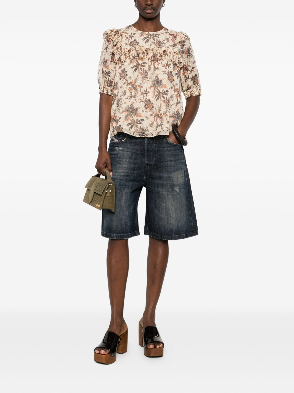 [ULLA JOHNSON] T-shirts Short Sleeve SS26 PS260225CAM