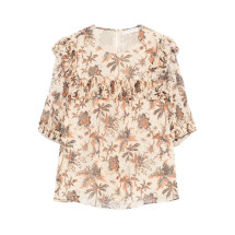 [ULLA JOHNSON] T-shirts Short Sleeve SS26 PS260225CAM