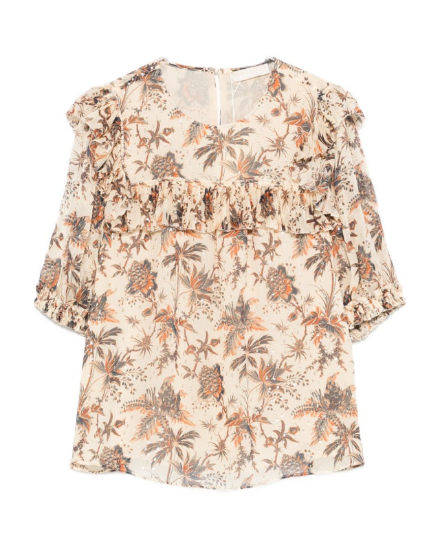 [ULLA JOHNSON] T-shirts Short Sleeve SS26 PS260225CAM