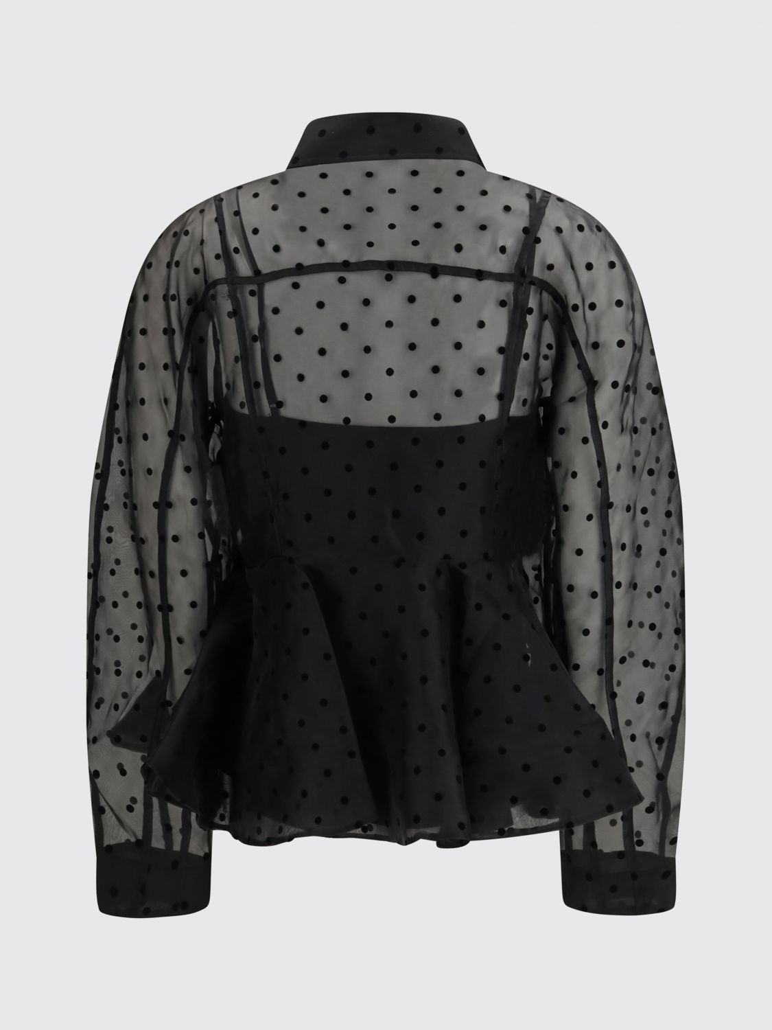 [GANNI] Shirts Long Sleeve SS26 A1040083 099