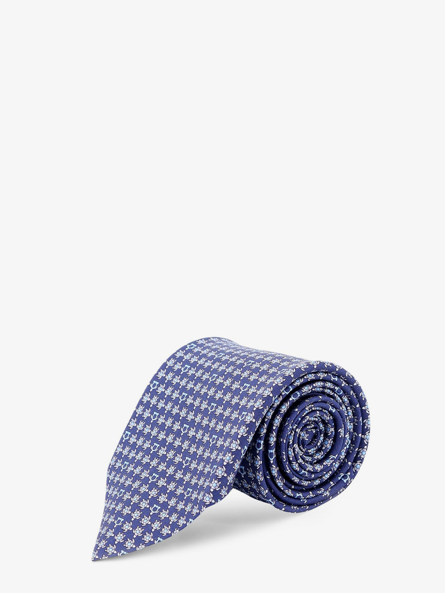[Ferragamo] Tie FW26 351456794737NAVY