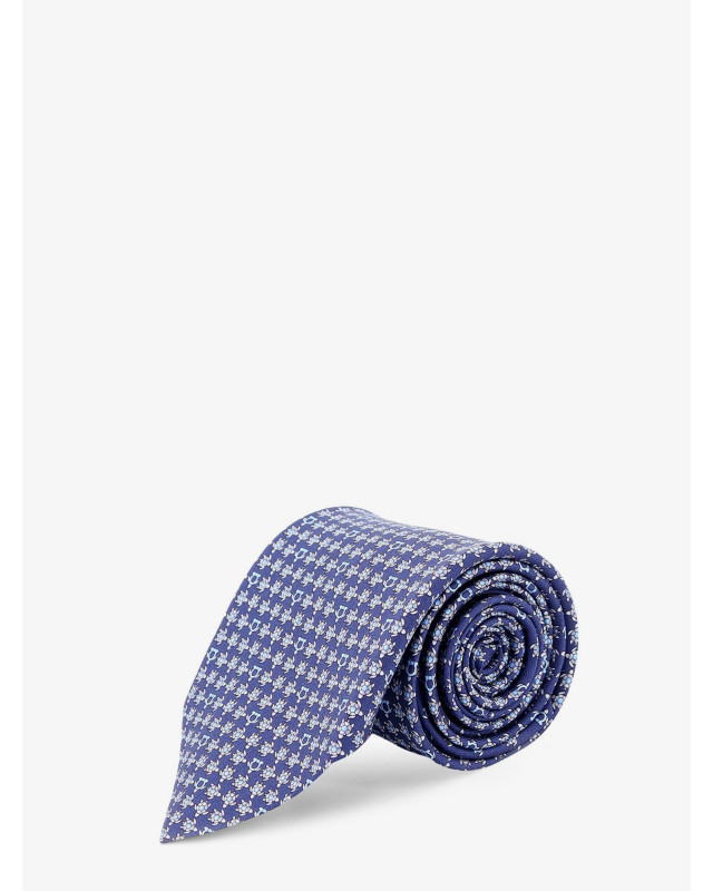 [Ferragamo] Tie FW26 351456794737NAVY