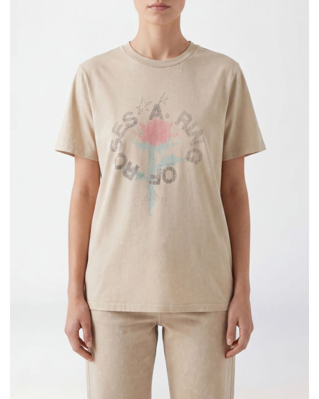 [GANNI] T-shirts Short Sleeve SS26 A1050152 883