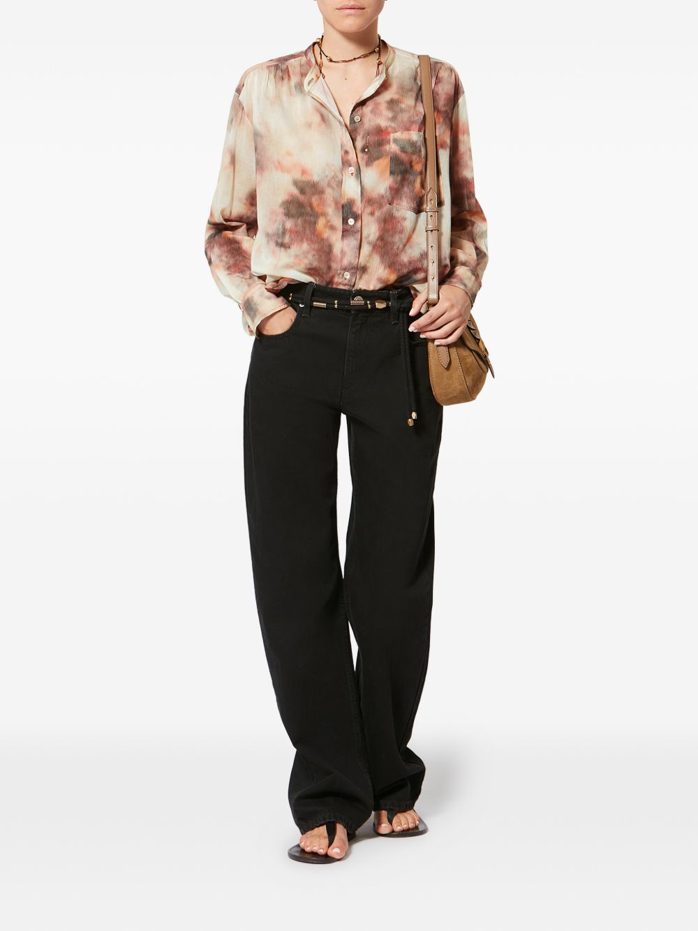 [Marant Etoile] Shirts Long Sleeve SS26 HT0028FA-D1J13E90BE