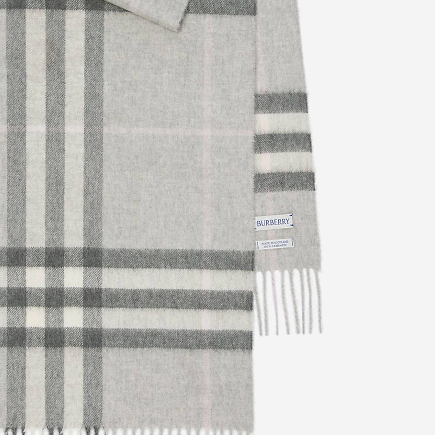 [Burberry] Scarf SS26 8112637MITTENGREY