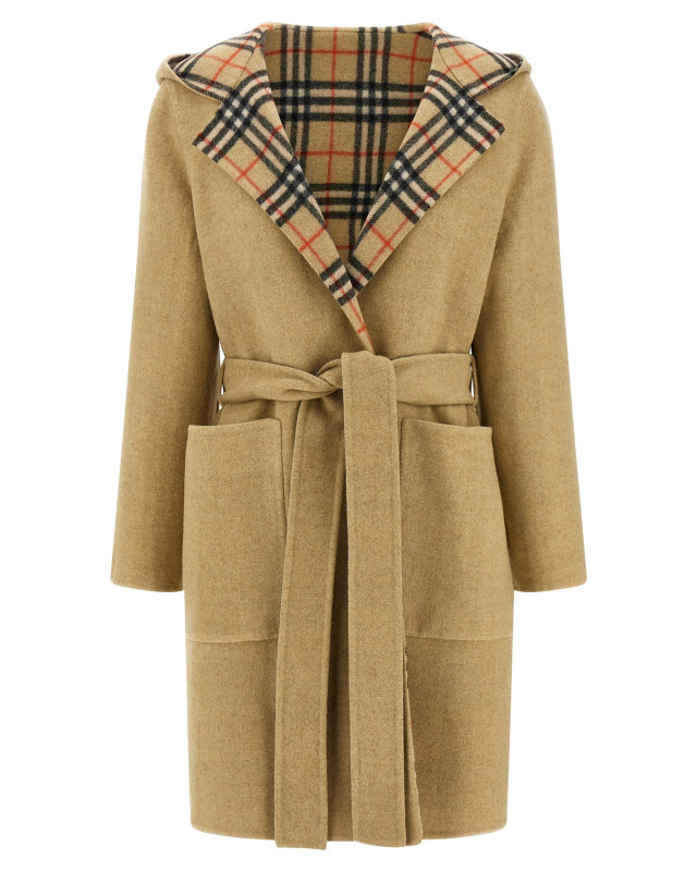 [Burberry] Coat FW25 8113069SANDIPCHECK