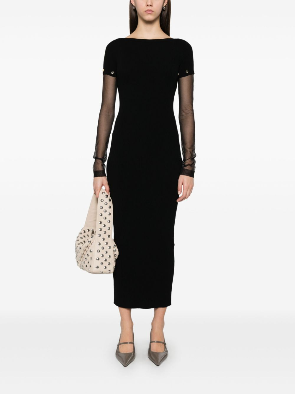 [Max Mara Sportmax] Long sleeve dress SS25 12321041600004