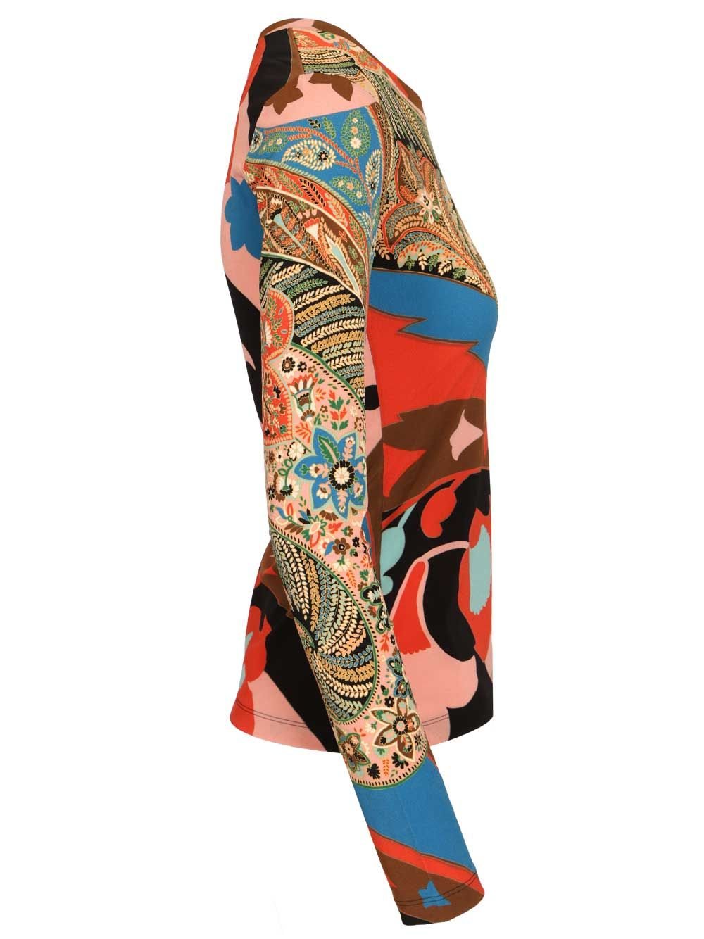 [Etro] T-shirts Long Sleeve SS26 WRJB0011AKI45X0861
