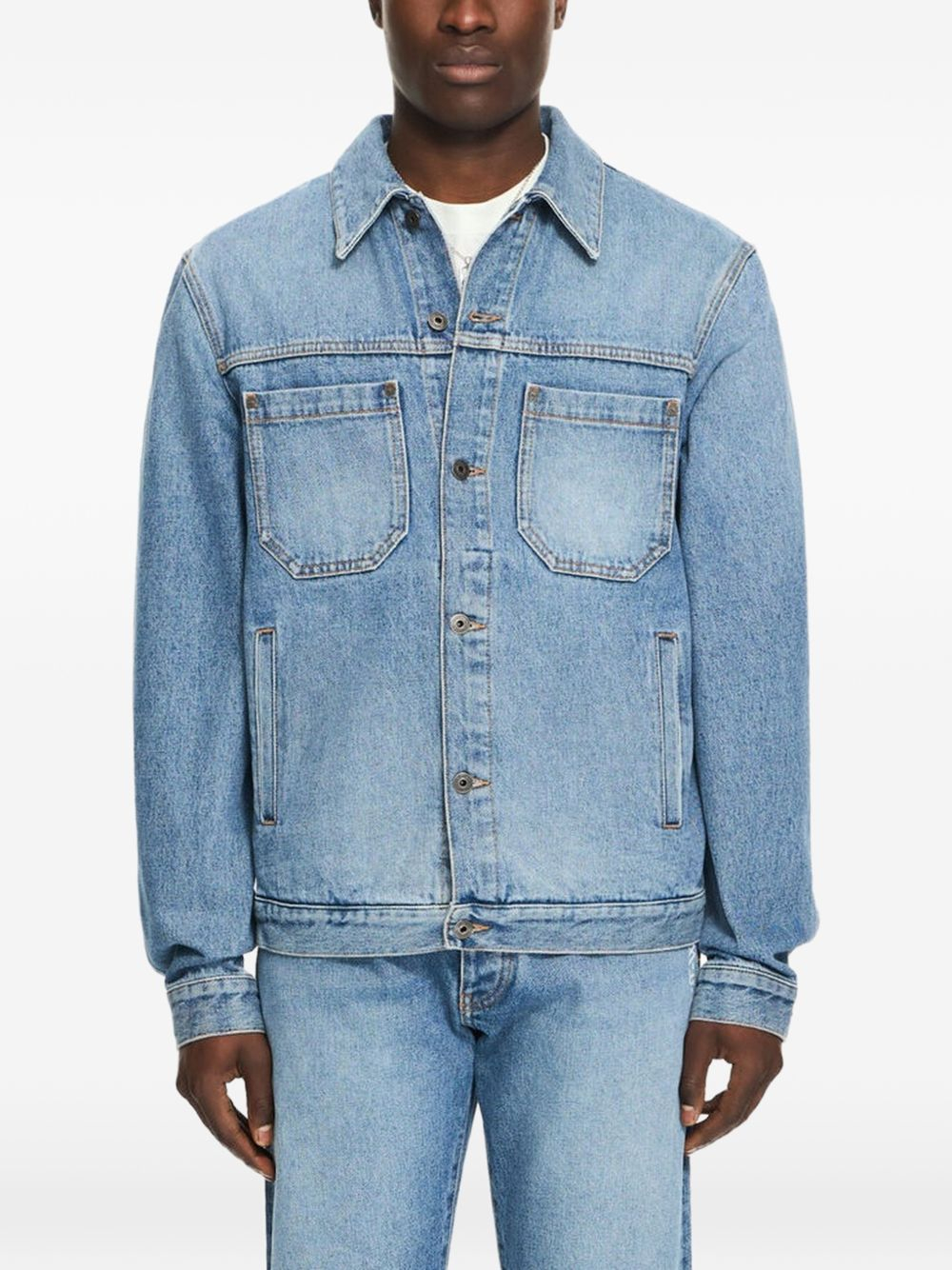 [Off White] Coat SS26 44MYE09QS26D002400LMB