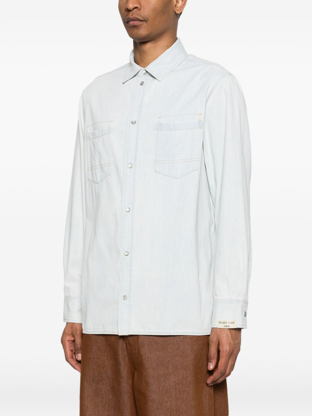 [Golden Goose] Shirts Long Sleeve SS26 GMP02519P00235950491