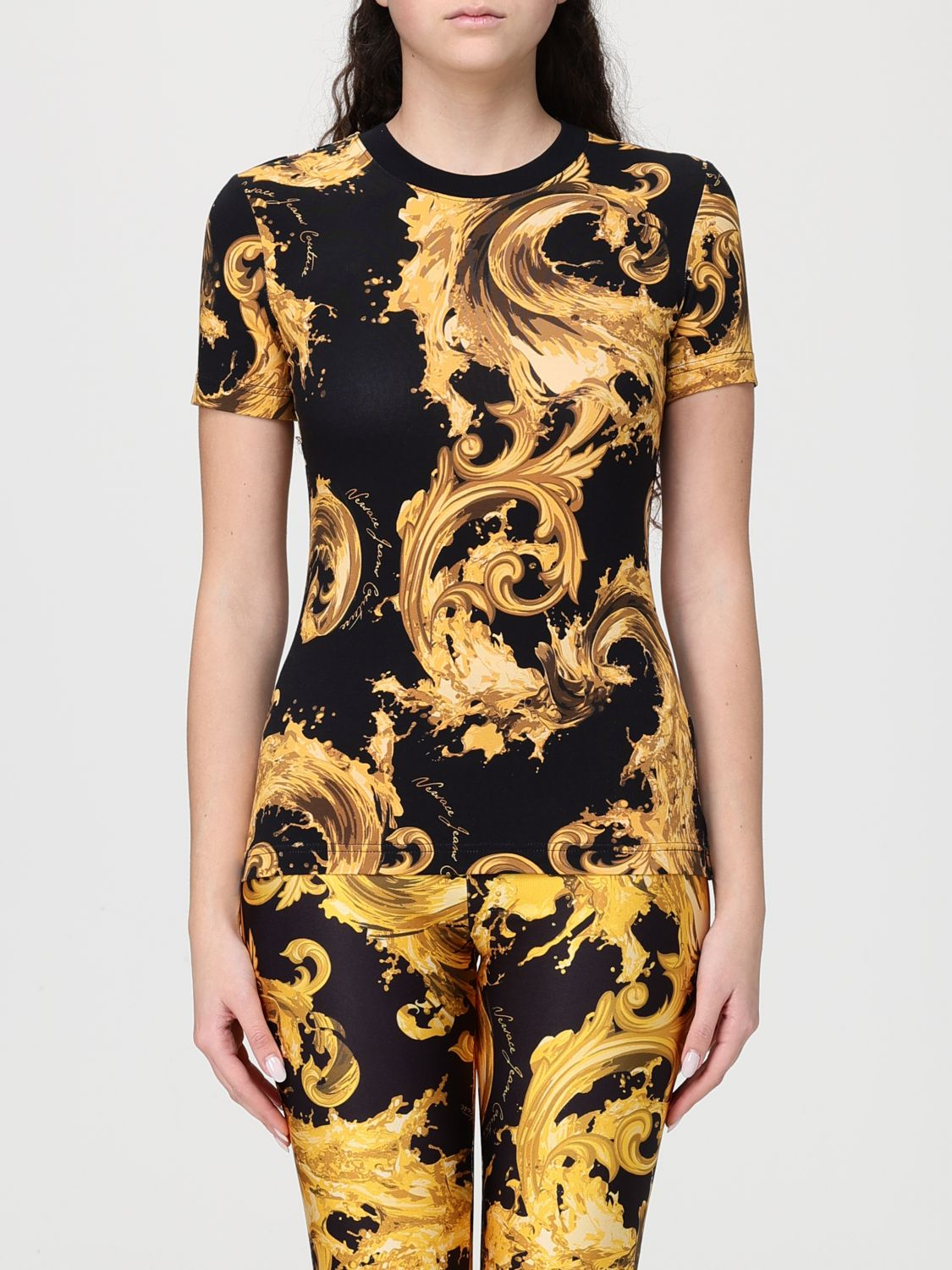[VERSACE JEANS COUTURE] T-shirts Short Sleeve SS26 80HAH608JS553 G89