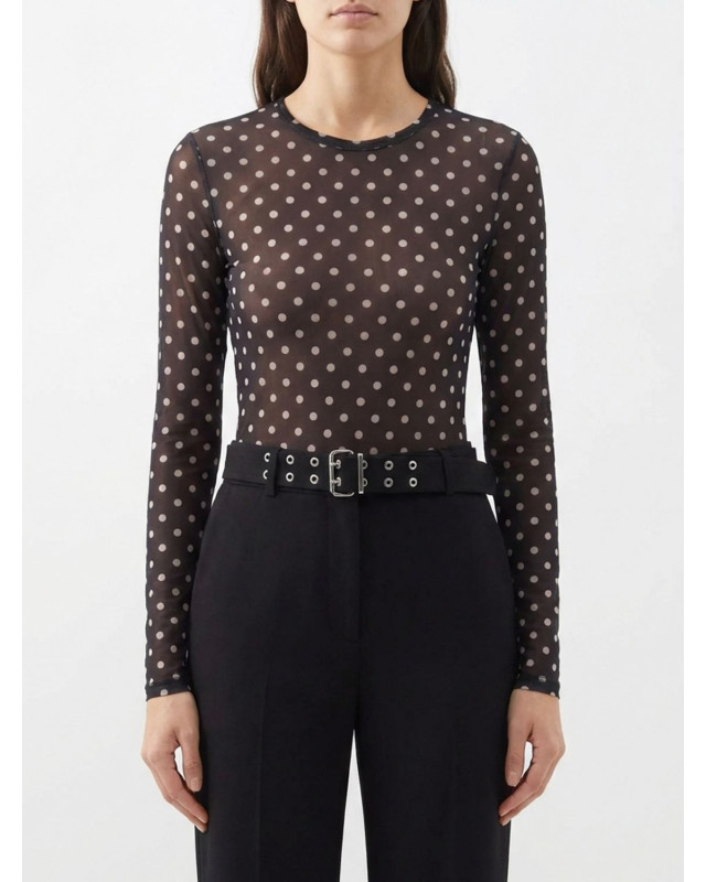 [GANNI] T-shirts Long Sleeve SS26 A1040076 099