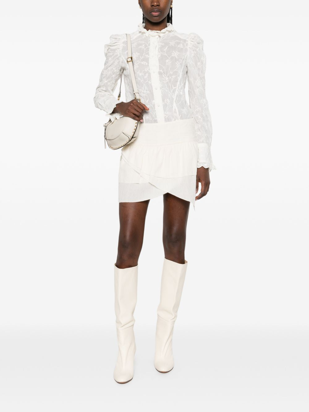 [Marant Etoile] Mini skirt SS26 JU0439FAD1J11E23EC