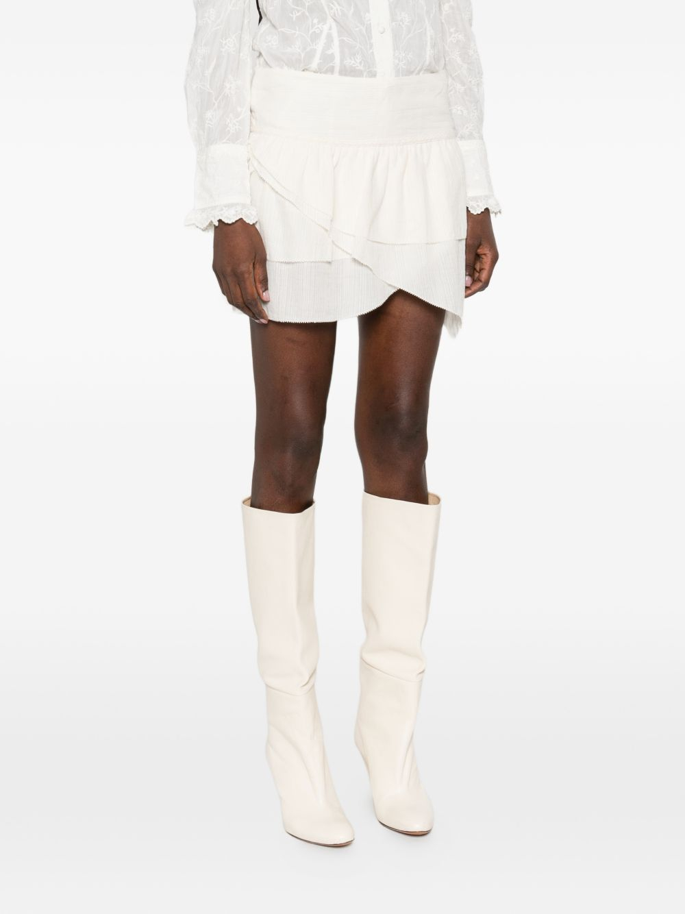 [Marant Etoile] Mini skirt SS26 JU0439FAD1J11E23EC