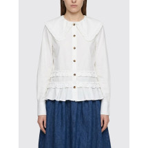 [GANNI] Shirts Long Sleeve SS26 A1040096 ZZ8