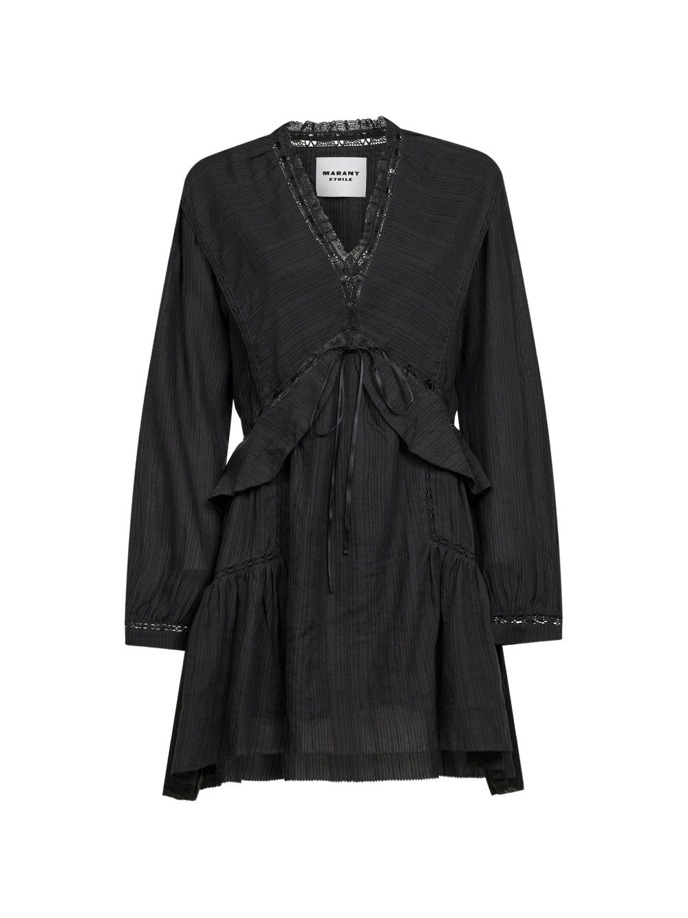 [Marant Etoile] Long sleeve dress SS26 RO0974FAD1J11E01BK