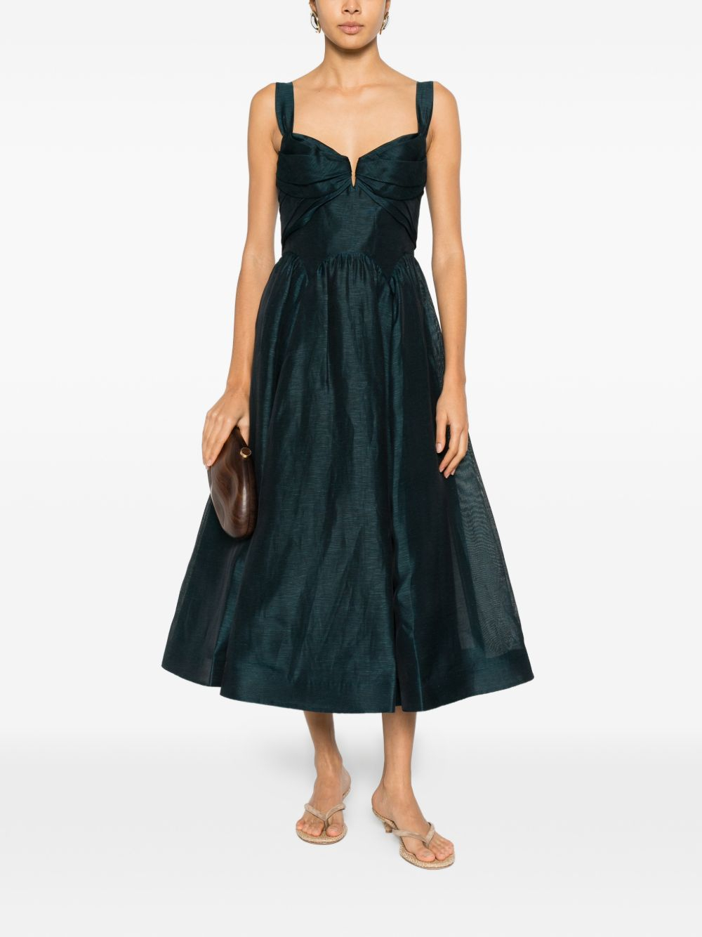 [Zimmermann] Sleeveless dress SS26 6847DC261TEAL