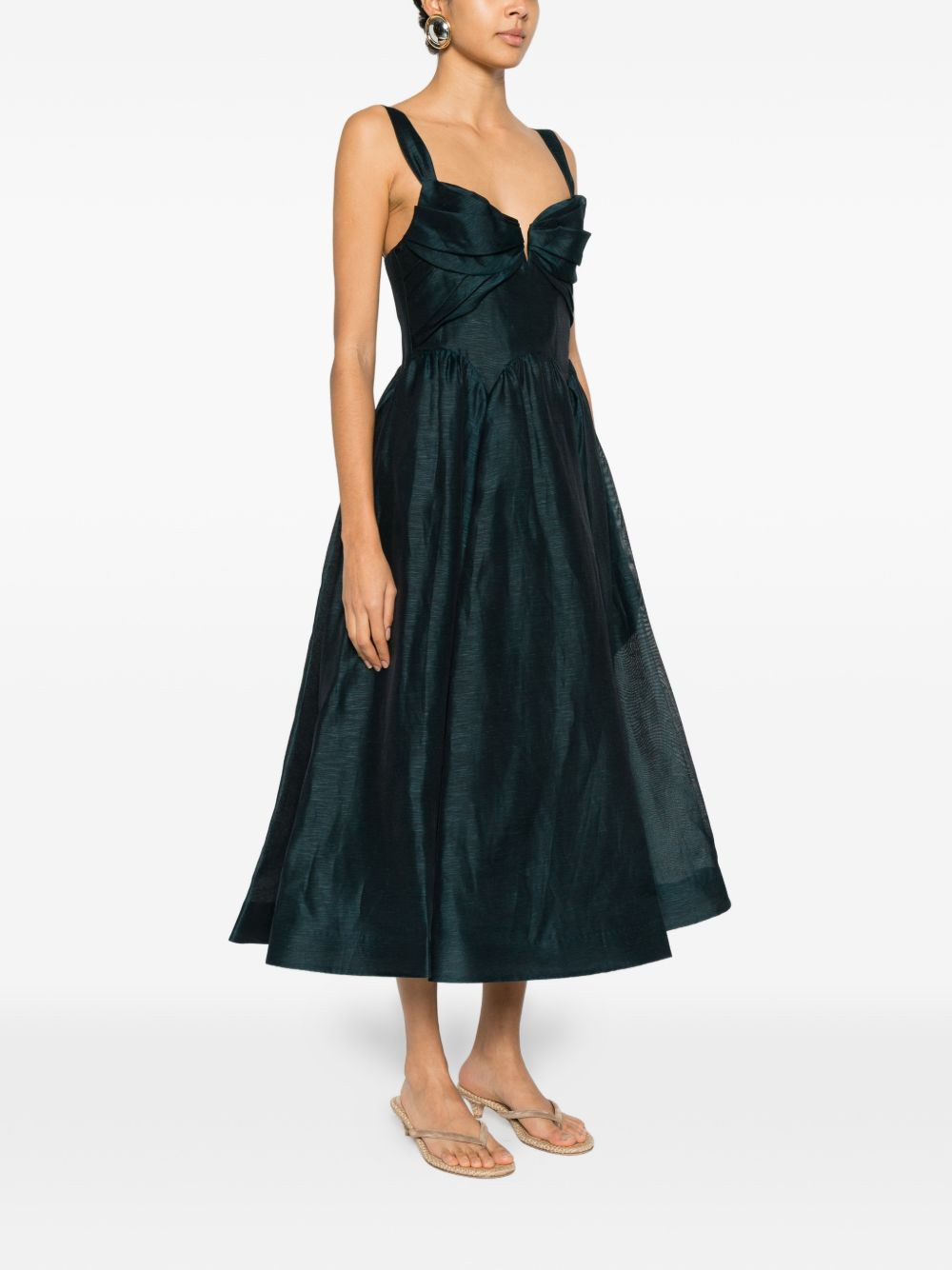 [Zimmermann] Sleeveless dress SS26 6847DC261TEAL