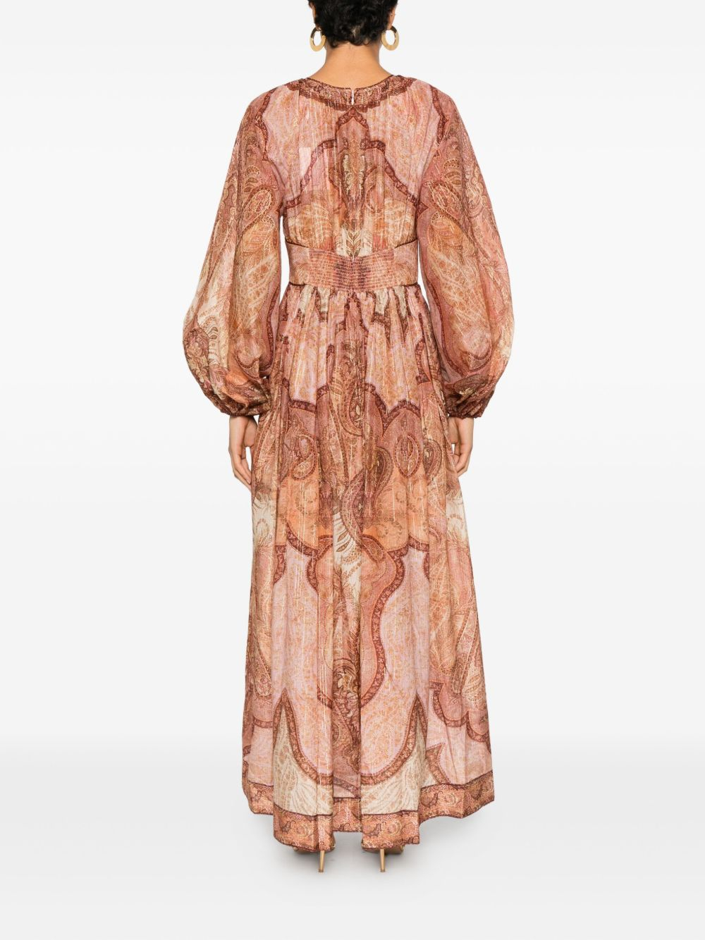 [Zimmermann] Long sleeve dress SS26 5947DRS262TBML